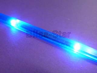 4x8 BLUE LED Decoration Tube Car Interior Light kit F1  