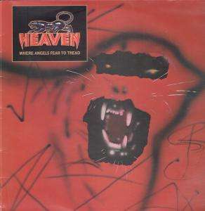 HEAVEN (ROCK/METAL GROUP) where angels fear to tread LP 10 track 
