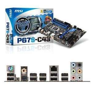  MSI P67S C43 (B3) Desktop Motherboard   Intel   Socket H2 
