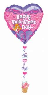 Balloon Supplies 24 Inch Care Bears Valentine Drop A Line Mylar 