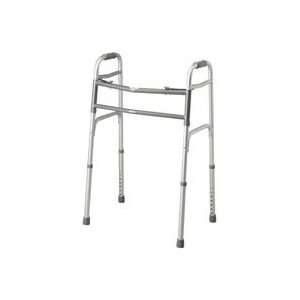   Two Button Folding Walker with 500 LB Cap, Model No: MDS86410XW   1 Ea