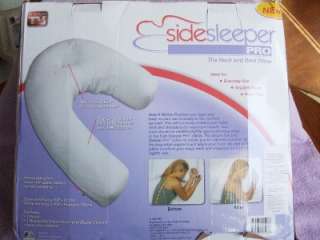 New Side Sleeper Pro Neck & Back Pillow As Seen on TV  