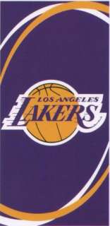 Official NBA Los Angeles LA LAKERS Beach Towel Purple  
