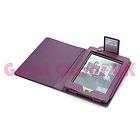  KINDLE TOUCH PURPLE PU LEATHER CASE COVER WITH BUILT IN LED 