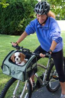 Pet Gear 3 in 1 Bicycle Basket Car Airline Tote Dog Cat Black or Tan 