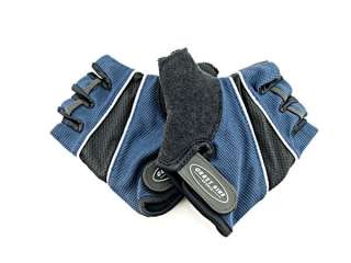 Item Half Finger Bicycle Gloves (DARK BLUE)