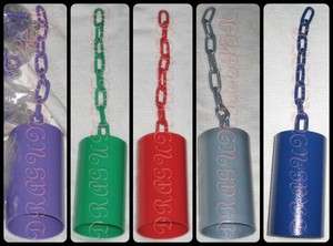   PARROT SAFE PIPE BELL, 6 COLORS, with OR w/o CHAIN. PET BIRD TOY PARTS