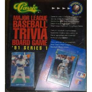  Major League Baseball Trivia Board Game 1991 Series 1 