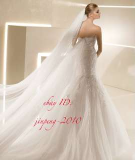 Gorgeous Lace Wedding Dress 2012 Bridal Gown Mermaid Size Free New 