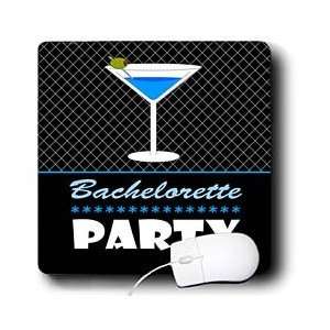   Party Gift   Black and Blue   Blue Martini   Mouse Pads Electronics