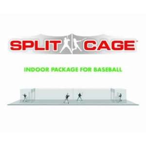  Indoor Split Cage™ Batting Cage Package for Baseball 