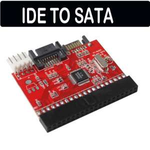 IDE TO SATA 100/133 HDD CD DVD Converter Adapter + Cable  