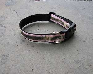 Adjustable Camouflage Dog Collar Max 4/Pink Realtree  
