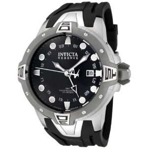   Sea Excursion GMT Black Dial Black Polyurethane Watch Watches
