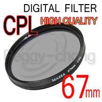 67mm CPL Filter For Canon EOS 40D 50D 5D 7D 18 135mm  
