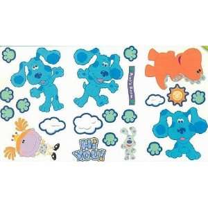  Blues Clues Self Stick Room Appliques Wall Decor Glow in 