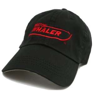  Boston Whaler Black Twill Cap Hat: Sports & Outdoors