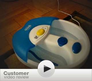    Dr. Scholls DR6624 Toe Touch Foot Spa with Bubbles and Massage
