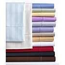   Club Bedding, Pair of Damask Stripe 500 Thread Count King Pillowcases