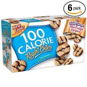   Shoppe Mini Fudge Stripes 100 Calorie Packs, 6 Count Boxes (Pack of 6