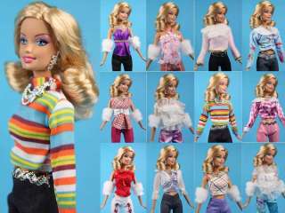 Rare 6 Items Fashion Clothes + Shoes For Barbie Dress  