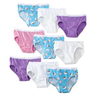 Fruit Of The Loom® Girls 9 pack Low Rise Brief Underwear   Assorted 
