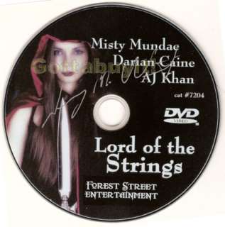 LORD OF THE G STRINGS (DVD) SIGNED w/COA   MISTY MUNDAE  