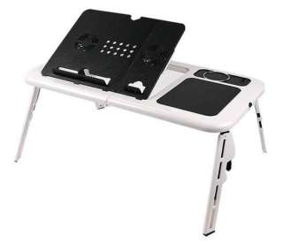NEW Notebook Desk Laptop USB 2Cooling Fan Folding Table  