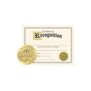 Recognition Certificates and Award Seals Combo Pack