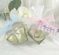 60 Chocolate Filled Heart Cookie Cutter Shower Favors  
