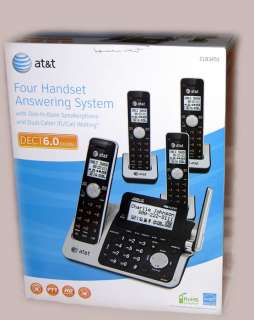 NEW AT&T Dect 6.0 4 Handset Cordless Wireless Digital Phone w 