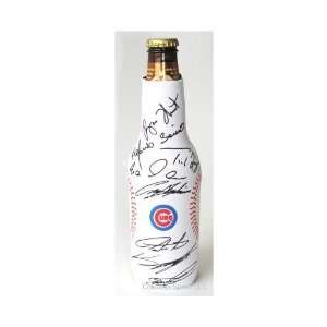  Chicago Cubs Signature Ball Bottle Cooler Zipper Coozie by 