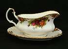 Royal Albert Old Country Roses gravy boat and under plate 2nd