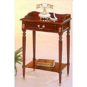  Classic Cherry Finish Imperial Style Phone/Plant Stand 