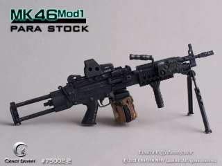 XE52 15 1/6 Crazy Dummy Machine Gun MK46 Para Stock  