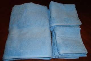 NWT SET OF 7 RALPH LAUREN LAWTON LAGOON BLUE TOWELS  