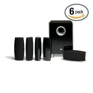   Complete 6 Piece Home Theater Speaker System (Black   10145