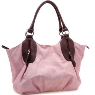 Women designer Inspired shoulder bag handbag pink  