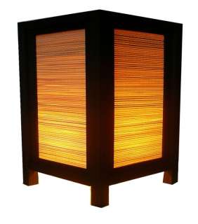 OLD DESIGN ASIAN ORIENTAL BAMBOO TABLE LAMP Small Size  