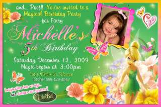 Tinkerbell * Disney Fairies * Personalized Birthdayinvitation
