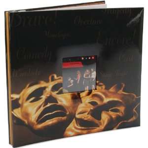   Hobby Postbound Album 12 Inch by 12 Inch, Drama Mask Arts, Crafts