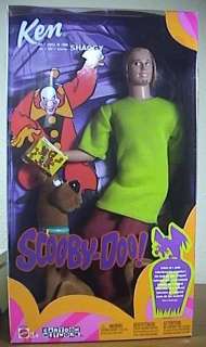 Scooby Doo Ken as Shaggy Barbie Ken Doll, Brand New, Never Removed 