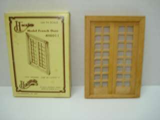 Doll House Miniature   Houseworks   French Door   1/24th Scale  