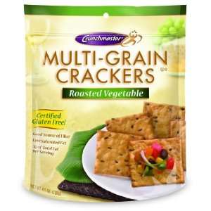 Crunchmaster   Multi Grain Crackers, Roasted Vegetable   4.5 oz (3 