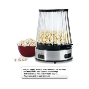 Cuisinart PCM 1800BKPC EasyPop Popcorn Maker, Stainless Steel and 