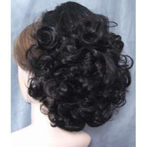  DAWN Clip On Hairpiece Wig #1B BLACK by MONA LISA 