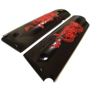 Custom COMPACT/OFFICERS Red Dragon Smooth High Impact Polymer 1911 