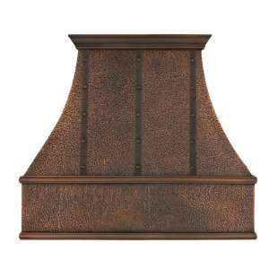  48 L x 42 H Tuscany Wall Mount Copper Range Hood with 