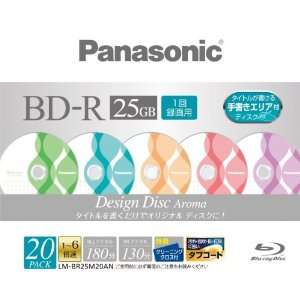  PANASONIC Blu ray BD R Aroma Design Disk  25GB 6x Speed 