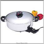 12 Surgical Stainless Steel Deep Electric Skillet/Slow Cooker KTDEEP